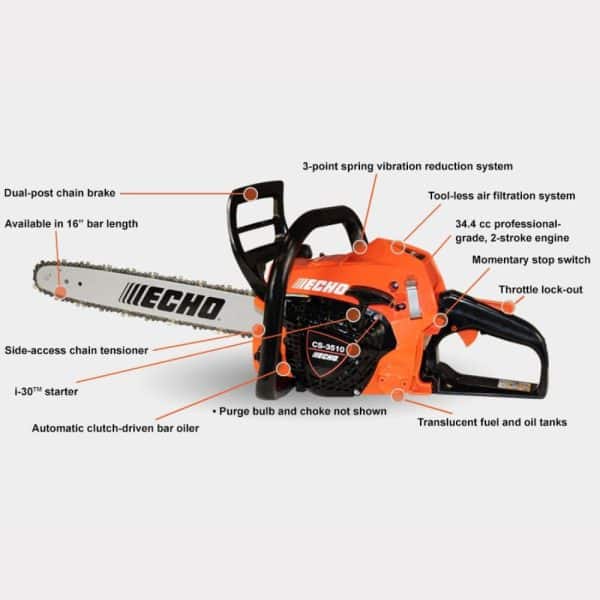 Echo CS-3510 Chainsaw - Image 2