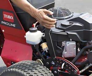 Toro ProLine Deck Adjustment Lever